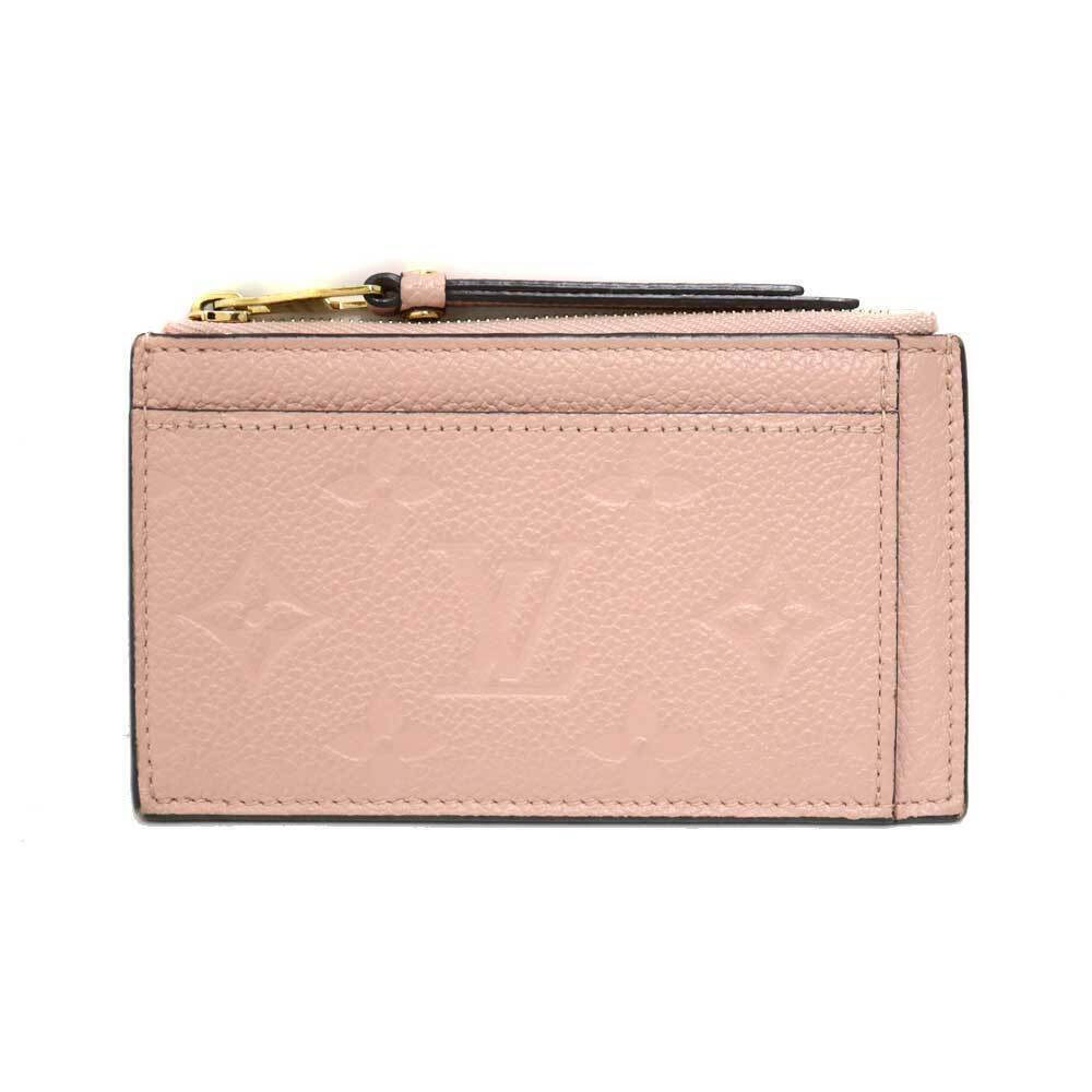 Louis Vuitton Portecarte Zip Fragment Case Leather Accessory Pink